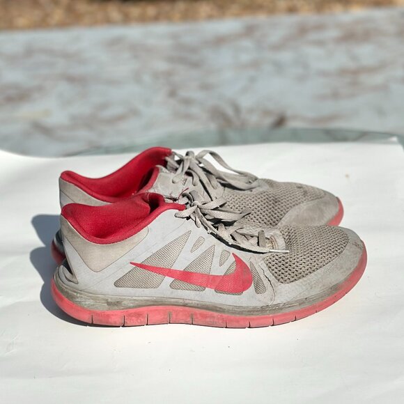 Nike Men's Running Shoes Free 4.0 V4 - Grey and Red Size 10.5 - Picture 5 of 8